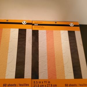 COPY Halloween themed embossed paper pad 3 for 27